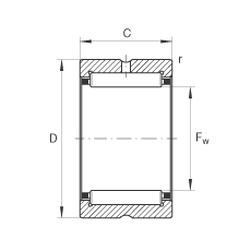 LS RNA4908,  DIN 617/ISO 1206 ˜ʣߴϵ 49