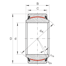 PS GE140-UK-2RS,  DIN ISO 12 240-1 ˜, Soɂȴܷ
