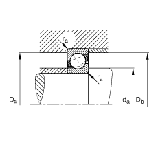 ǽ|S 7232-B-MP,  DIN 628-1 ˜ʵҪߴ磬|  = 40